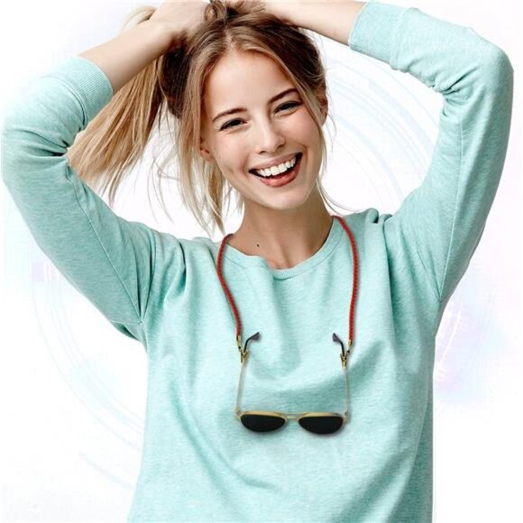 Glasses Strap String Holder Cord -Terylene Eyeglasses Strap Holders -Eye Glasses - Picture 6 of 7